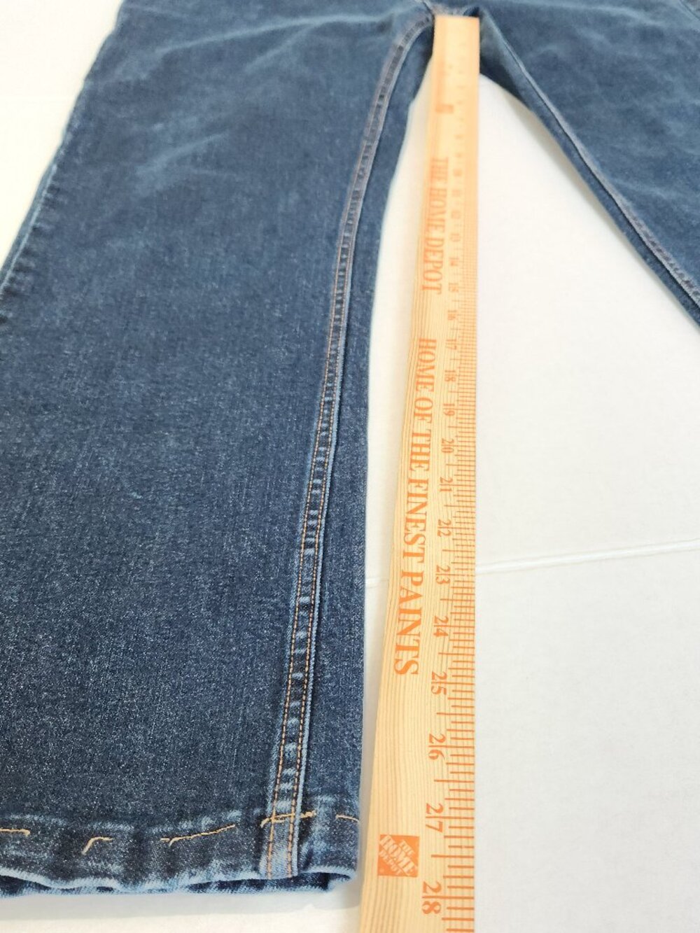 Gucci Denim Blue Jeans Women’s Size 18 US Straight Button Up Made In Italy - Picture 14 of 16
